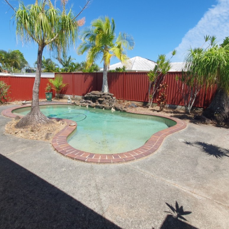 Pool surrounds, after Lawn and Order
