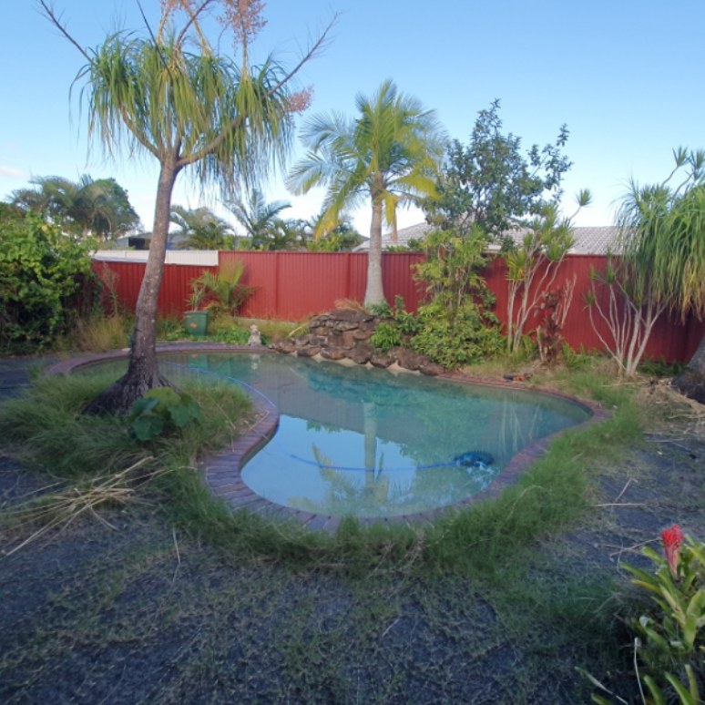 Pool surrounds, before